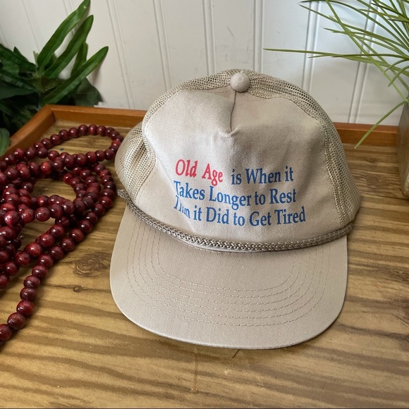 Funny Old Age Trucker Hat - Picture 1 of 3